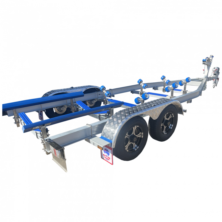 6.4 7.0m (2123ft) Aluminium Boat Trailer 3000kg (ATM) 750D