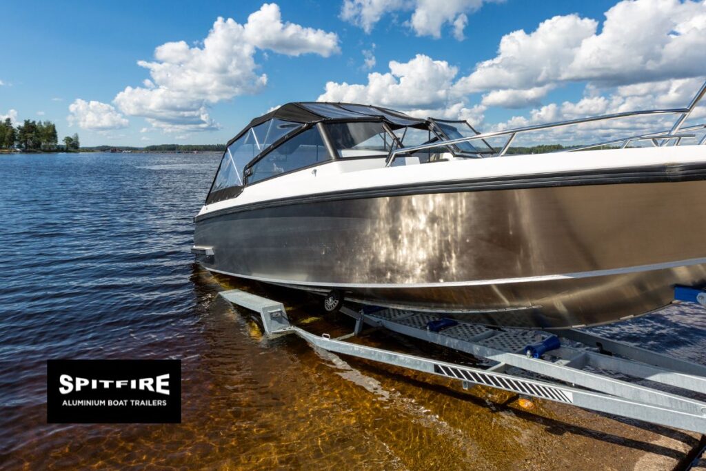 Boat and boat trailer launching